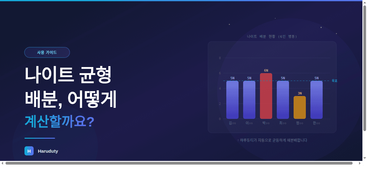 나이트 균형 배분, 어떻게 계산할까요?